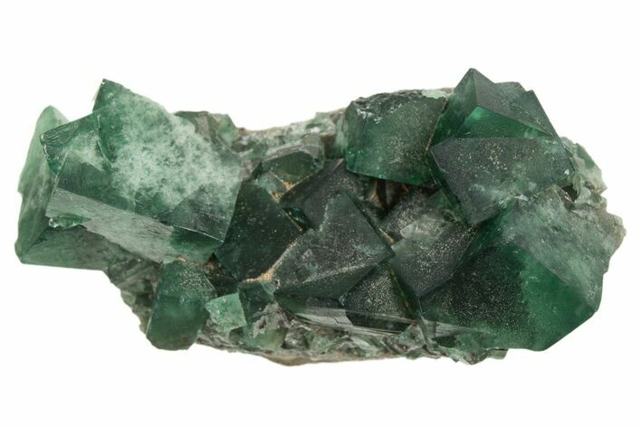 Fluorescent Green Fluorite Cluster - Diana Maria Mine, England #319136